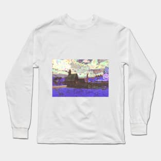 Glendalough monastery ruins in the Wicklow Mountains of Ireland Long Sleeve T-Shirt